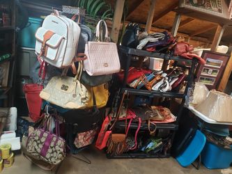 Purses. Many different ones. Make offers