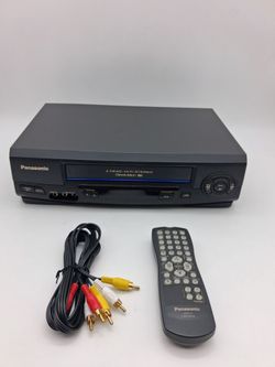 Nice , Panasonic VCR with remote and cable.  Works fine!