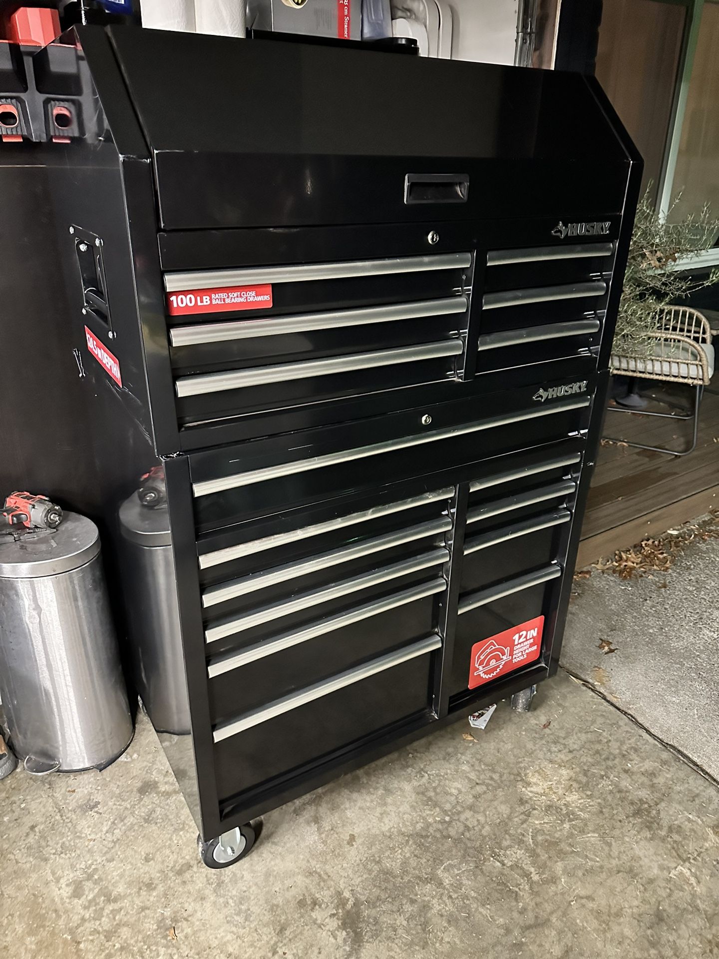 Husky Tool Chest in GREAT shape! tools box toolbox milwaukee dewalt snap on organizer