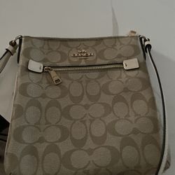 Used Coach Cross Bag 