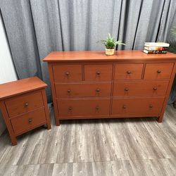 IKEA hemnes dresser and nightstand set