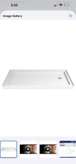 Dreamline 34x60 shower base. RH