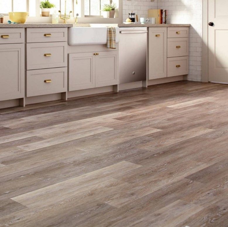 ✴️ Flooring + Install Sale✴️ Allure / Traffic Master "GRIP STRIP" Luxury Vinyl Plank Flooring - 192 Sq Ft - Brushed Oak Taupe