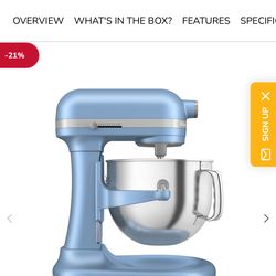 Kitchen Aid Mixer 7 Quart
