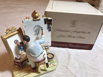 Norman Rockwell Authentic Figurine in original box.