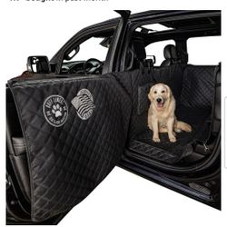 XL Floor Cover with Door Protection, 2025 Black -As Seen on Shark Tank - Fits Full-Size, Waterproof a Machine Washa