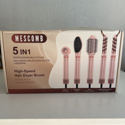 MESCOMB 5 in 1 Hair Dryer Styler Brush