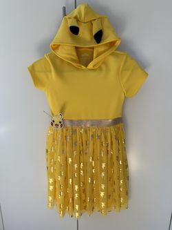 Pokémon Yellow Pikachu Dress Size 10/12