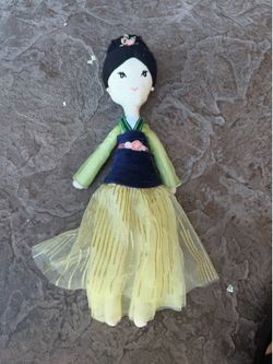 Pottery Barn Kids Disney Princess Mulan Designer Doll