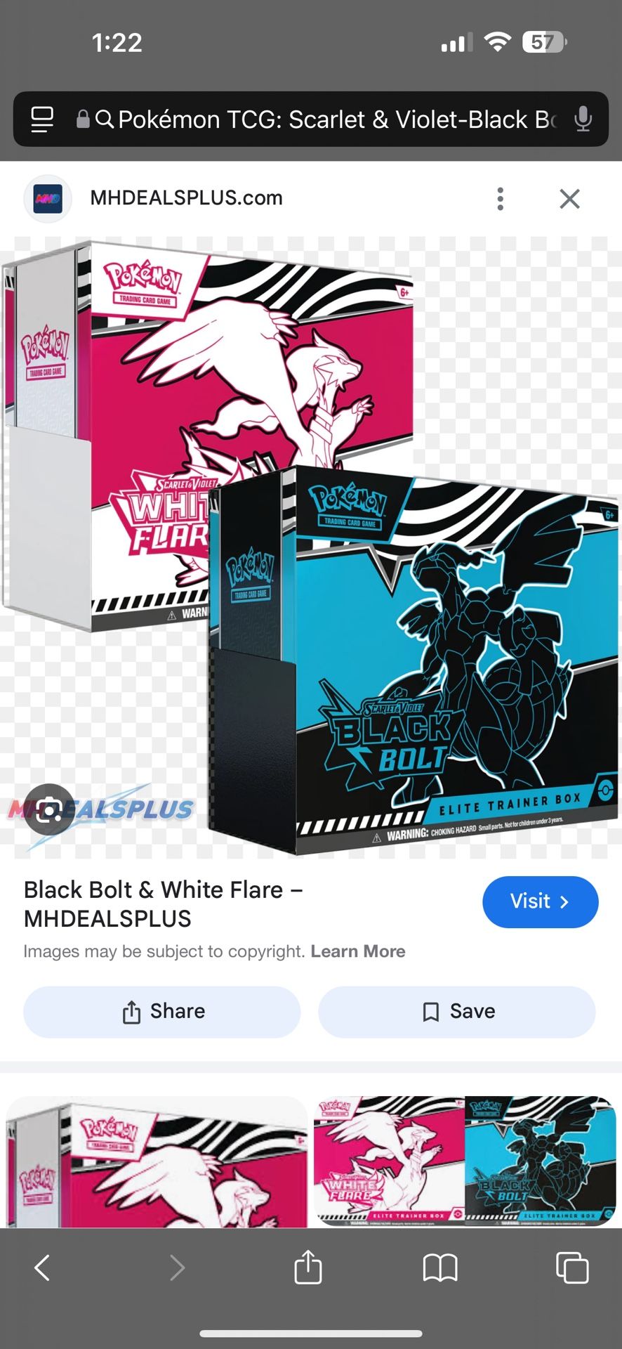 Pokémon TCG: Scarlet & Violet-Black Bolt / White Flare