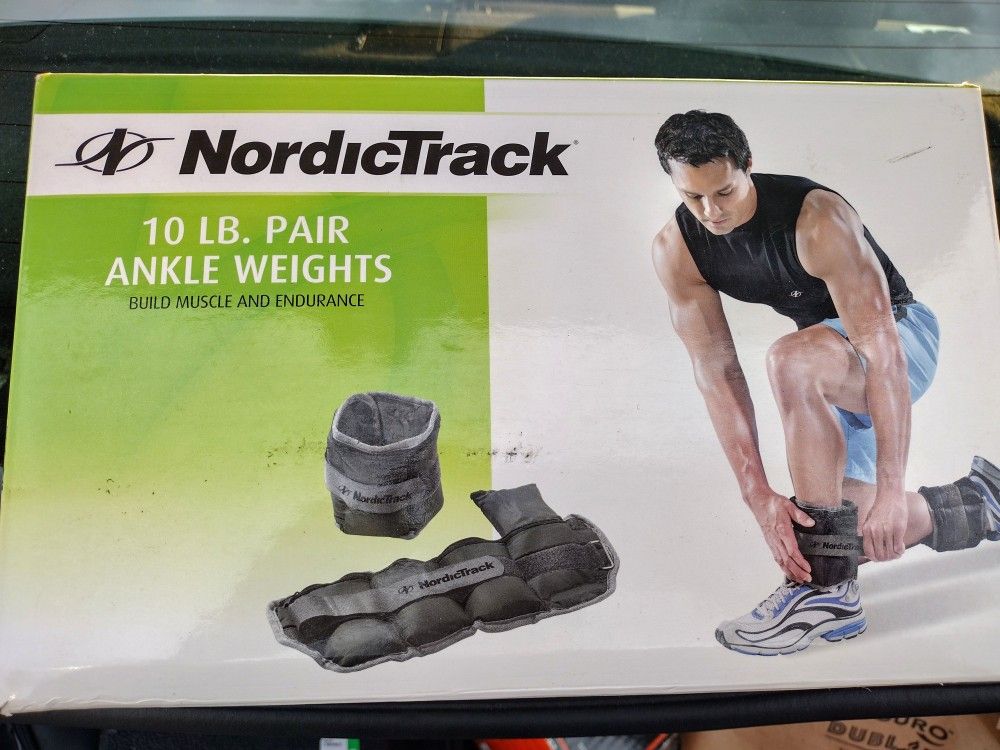 NordicTrack 10 lb. Pair Ankle Weights.