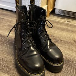 doc martens  Jadon boot smooth leather platforms 