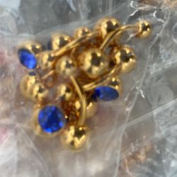 Wholesale - 150 Gold Plated Navel Belly Rings - 14G