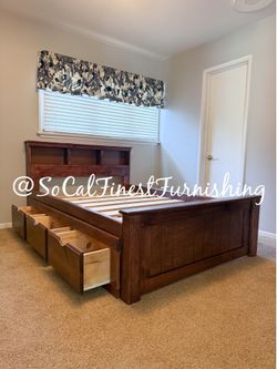 Full bed with drawers - No mattress