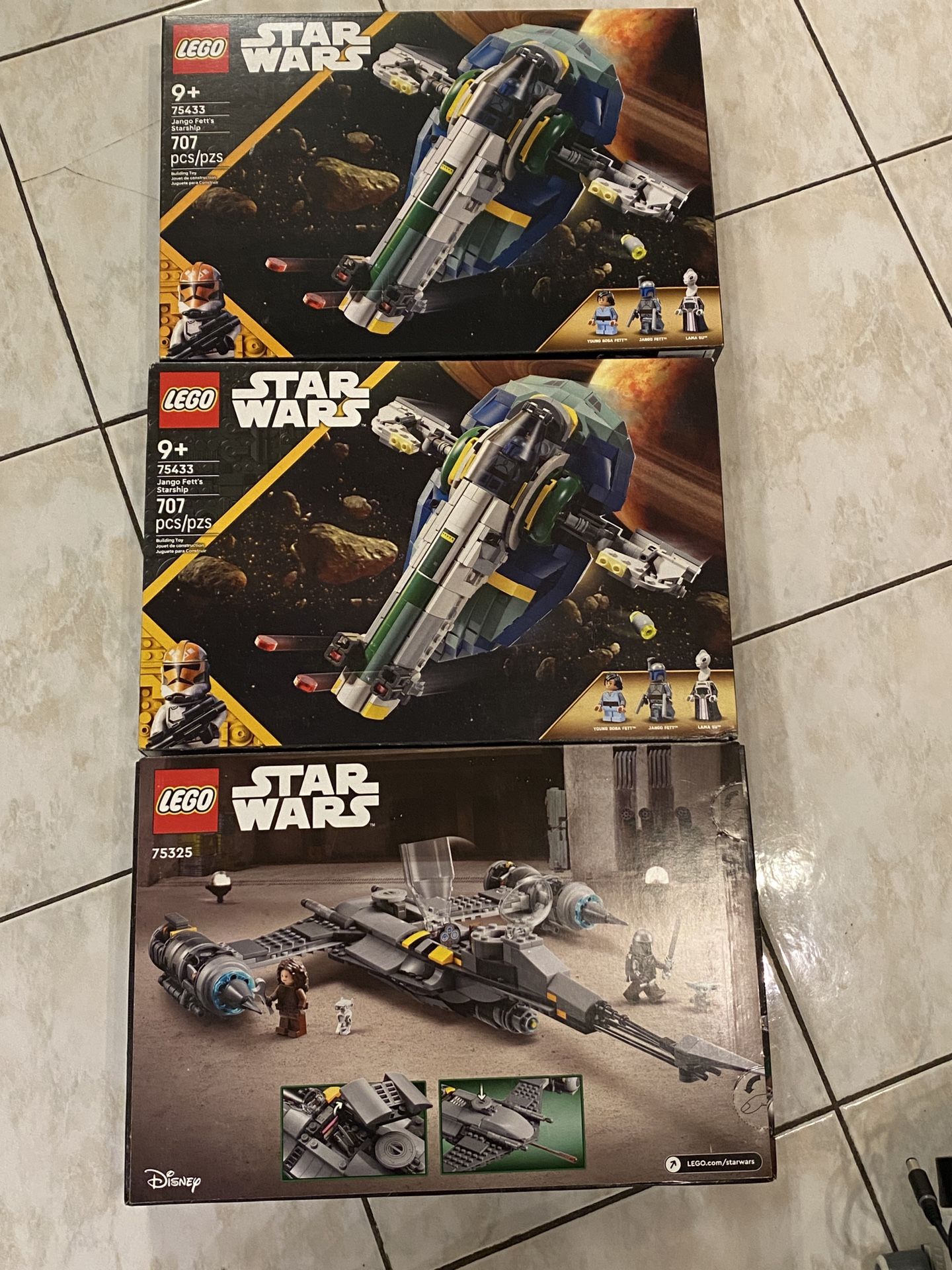 (1 Box ) Lego 75325 - (2 Boxes ) Lego 75433 New Sealed