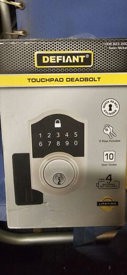 DEFIANT TouchPad Deadbolt