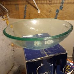 Decolav designer glass bowl bath sink