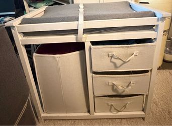 Changing Table or Dresser Storage Stand Table