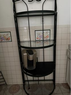 Metal shelf