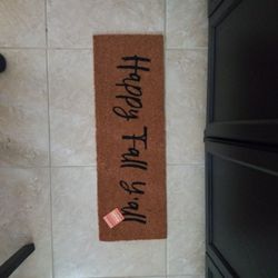 Happy Fall Y'all Door Mat
