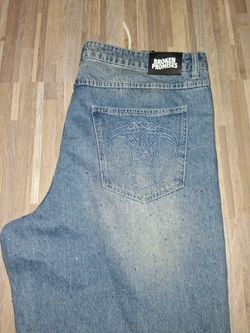 Broken promises bedazzled jeans men's size 38