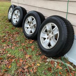 gmc stock 17 inc rims with brand new tires