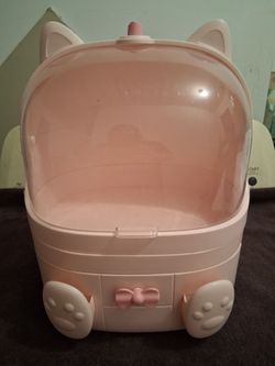 Girls Cute Accessories DrawerAnd Open Cover