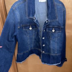 Womens Jean Jacket Size XL 