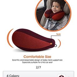 Kids Chin Supporting Travel Neck Pillow