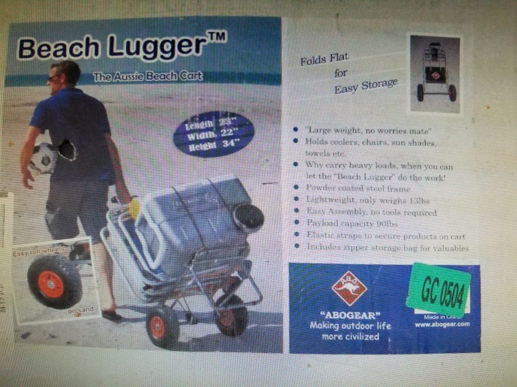ABO gear Beach lugger new in box
