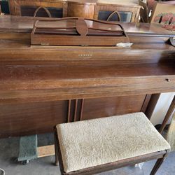 Spinet Piano And Bench For Free