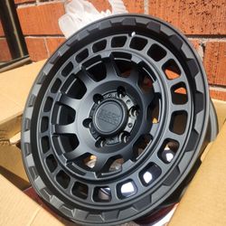 17" black rhino wheels rims  Chevy GMC Toyota Nissan LEXUS GX  Tundra SEQUOIA 4runner Tacoma 