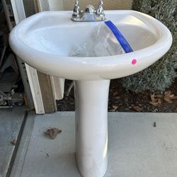 Porcelain Bathroom Sink - $40 or Best Offer