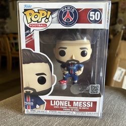 Funko Pop! Paris Saint Germain Lionel Messi Vinyl Figure #50 *WITH PROTECTOR*