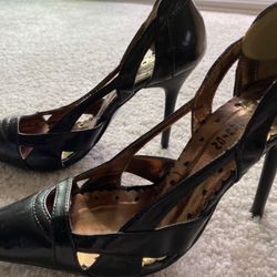 Strappy Pointy Stiletto Pumps