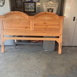 Headboard And Dresser. Great Quality King Size Bed