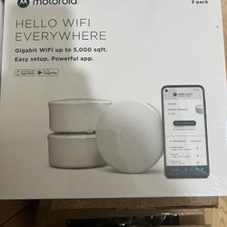 Motorola MH7603 | WiFi 6 Router + Intelligent Mesh System | 3-Pack