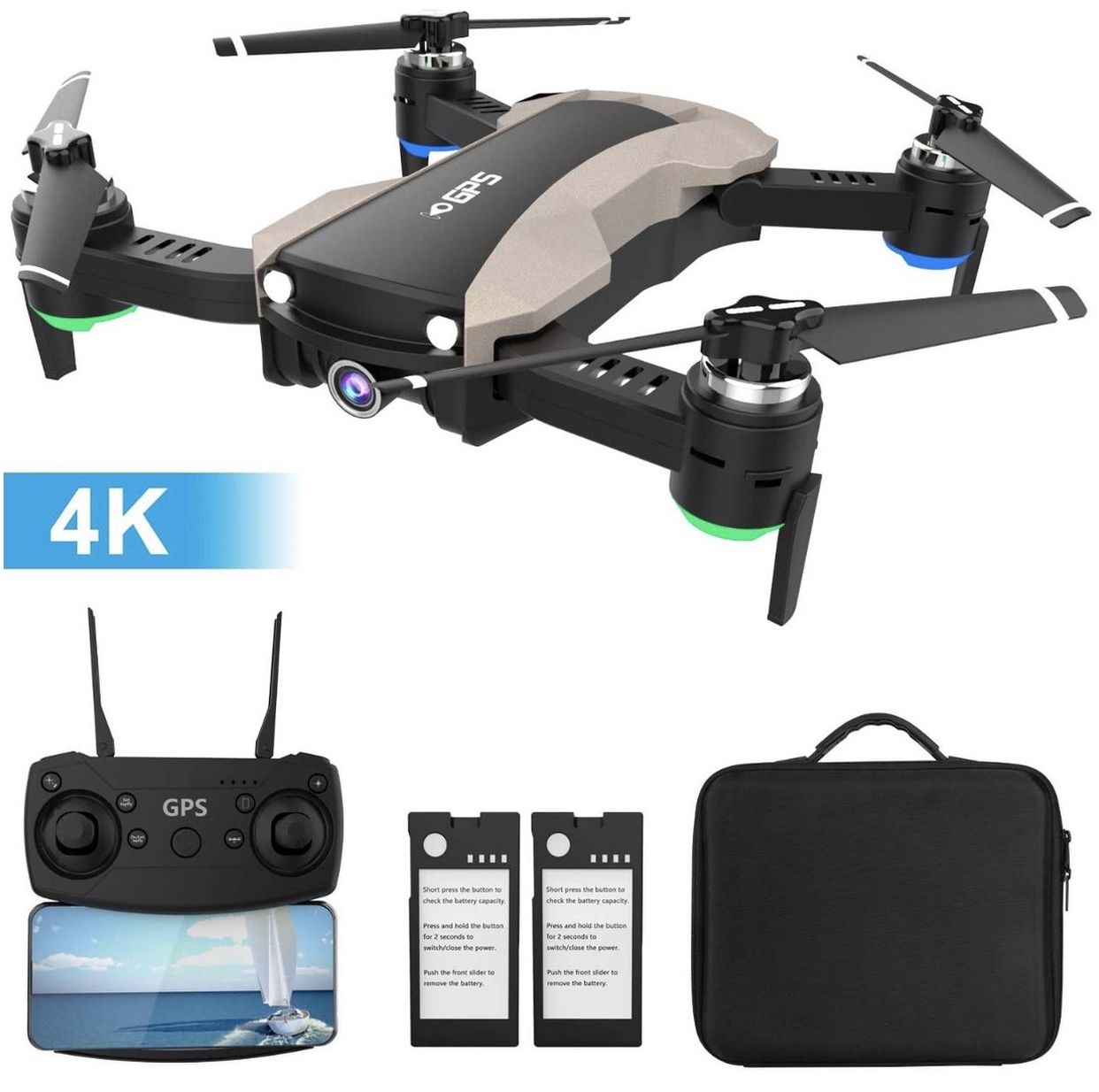 Hukkyvit GPS Drone with 4K Camera