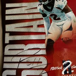 Patrick Surtian Signed Cleat And Poster