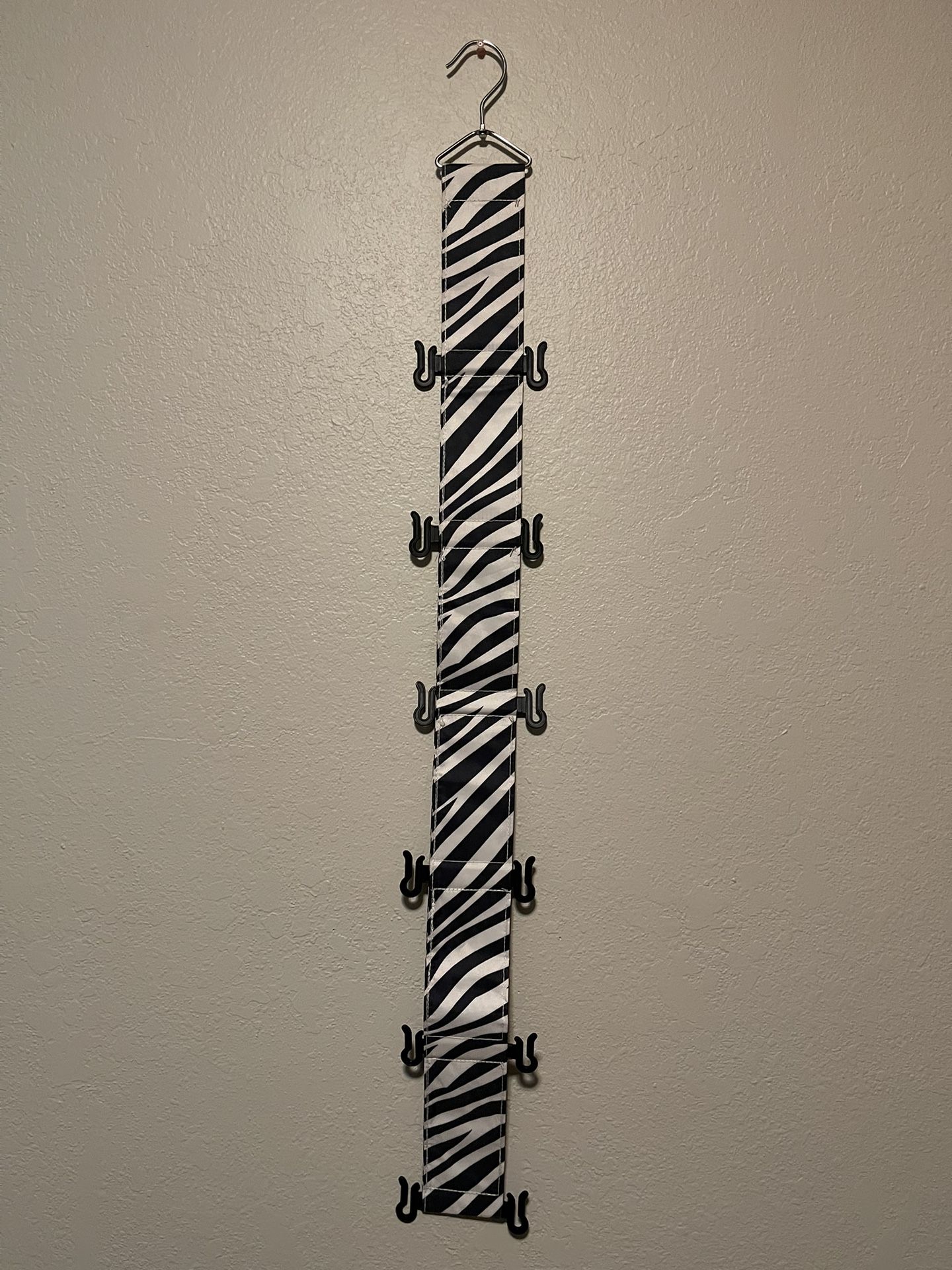 Zebra Print Flip Flip Sandal Closet Shoe Hanger Organizer Storage