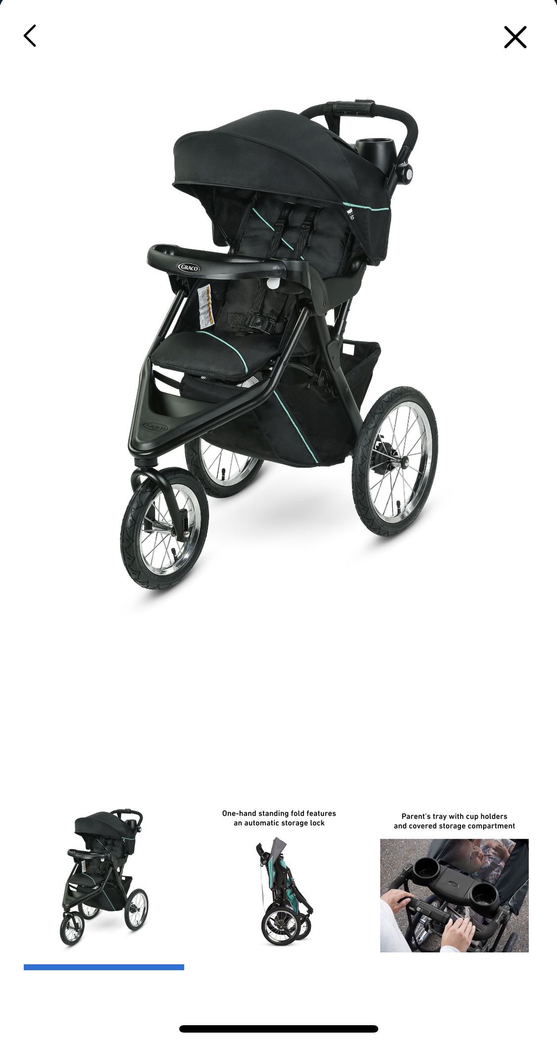 GRACO TRAX JOGGER, CLICK CONNECT STROLLER