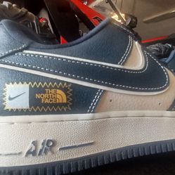 Nike , by the north face eight and a half