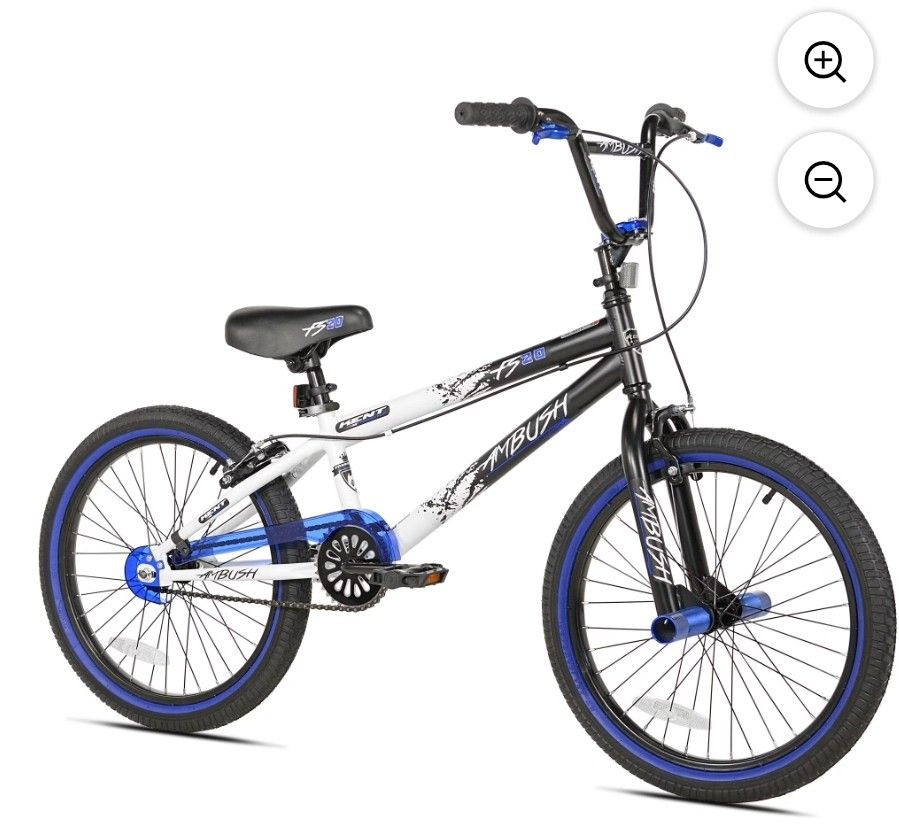 20" Kent Ambush BMX Bicycle, 20" Wheels, Child Ages 7-14