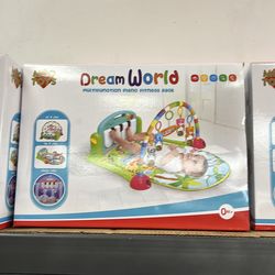 Baby piano fitness mat