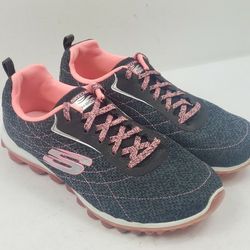 Skechers Womens Skech-Air 2.0 Black Sneakers 12211 Athletic Size 9 M 