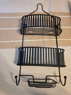 All Black Shower Hanger