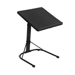 Peakform  Adjustable Height Folding Tray Table Black
