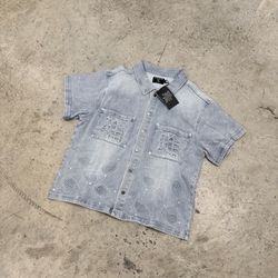 Mixed Emotions Denim Jacket Sz Meduim $80