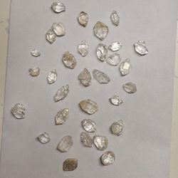 13pcs. Natural Herkimer Diamond Crystal Lot 