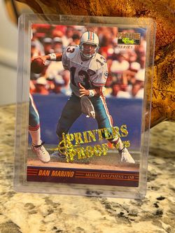Rare 1995 Dan Marino Printer’s Proof Card – Only 725 Made